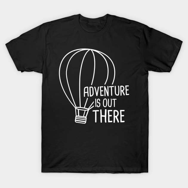 Adventure | Hot Air Balloon Graphic T-Shirt by MeatMan